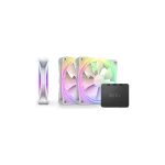 NZXT F120 RGB Duo Case Fan με Σύνδεση 4-Pin PWM Λευκό
