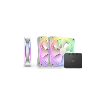 NZXT F120 RGB Duo Case Fan με Σύνδεση 4-Pin PWM Λευκό