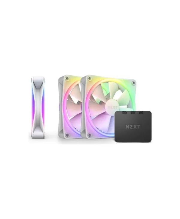 NZXT F120 RGB Duo Case Fan με Σύνδεση 4-Pin PWM Λευκό