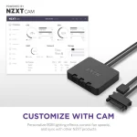 NZXT F120 RGB Duo Case Fan με Σύνδεση 4-Pin PWM Λευκό - Image 4