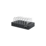 Manhattan Βάση Φόρτισης με 6 Θύρες USB-A 55W σε Μαύρο χρώμα (102254) 102254 - Image 2