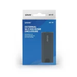 Savio Θήκη για Σκληρό Δίσκο M.2 SATA III NVME με σύνδεση Type-C σε Γκρι χρώμα - Image 3