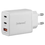 Intenso Φορτιστής Χωρίς Καλώδιο GaN με Θύρα USB-A και 2 Θύρες USB-C 65W Λευκός (W65ACC) - Image 5