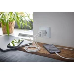 Intenso Φορτιστής Χωρίς Καλώδιο GaN με Θύρα USB-A και 2 Θύρες USB-C 65W Λευκός (W65ACC) - Image 8