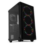 iBox Cetus 903 Gaming Midi Tower Κουτί Υπολογιστή με Πλαϊνό Παράθυρο Μαύρο - Image 5