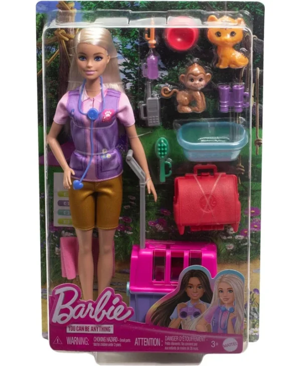 Barbie Διασώστρια Άγριων Ζώων για 3+ Ετών