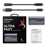 Adata Elite SE880 USB-C Εξωτερικός SSD 4TB 2.5" Γκρι - Image 7