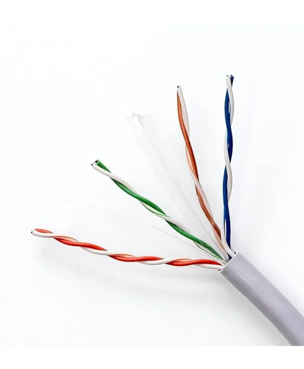 Qoltec U/UTP Cat.6 Καλώδιο Δικτύου Ethernet 305m Γκρι 1τμχ