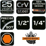 Neo Tools Καστάνια με Καρυδάκια 14" & 12" 94τμχ - Image 2