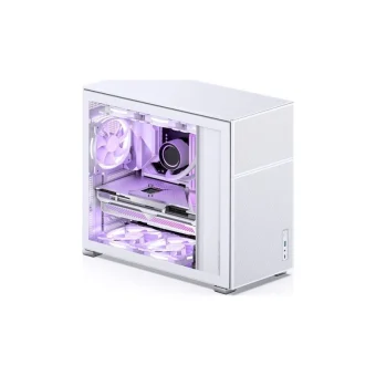 Jonsbo D41 Mesh Midi Tower Κουτί Υπολογιστή με Πλαϊνό Παράθυρο Λευκό