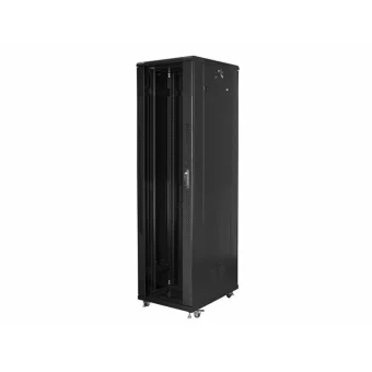 Lanberg Επιδαπέδια Καμπίνα Rack 37U 80x80x182.6cm Μαύρο FF01-8837-12B FF01-8837-12B