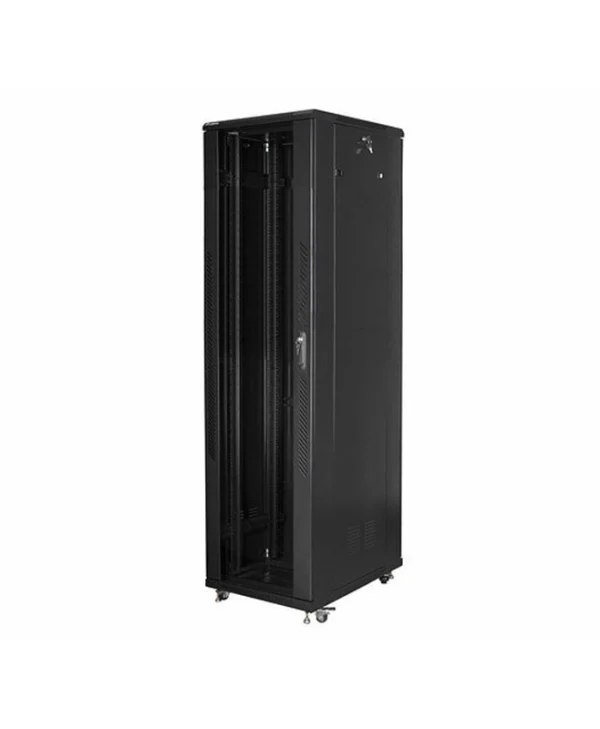 Lanberg Επιδαπέδια Καμπίνα Rack 37U 80x80x182.6cm Μαύρο FF01-8837-12B FF01-8837-12B