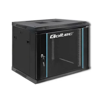 Qoltec Επιτοίχια Καμπίνα Rack 9U Μαύρο 54463 54463