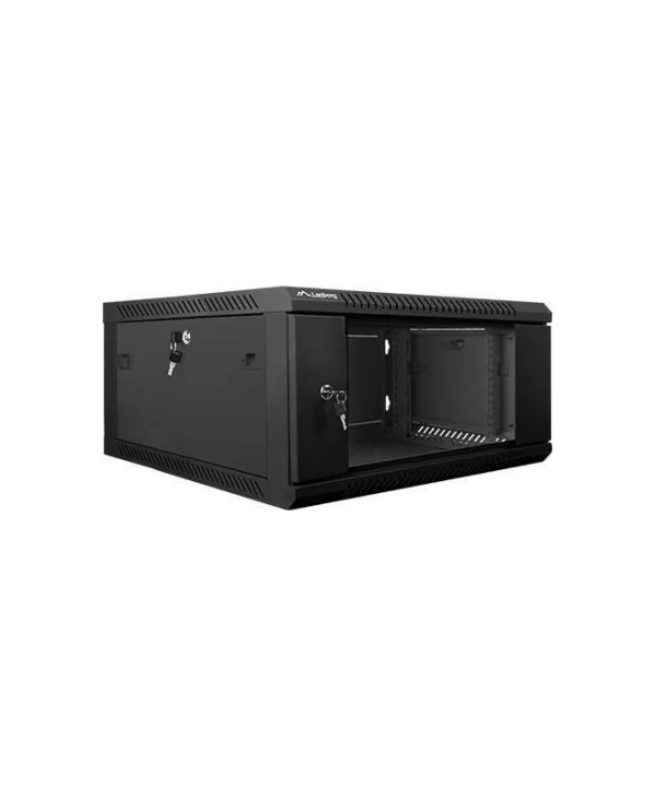 Lanberg Επιτοίχια Καμπίνα Rack 4U 60x60x29cm Μαύρο WF01-6604-10B WF01-6604-10B