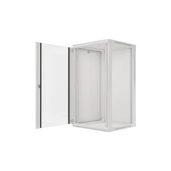 Lanberg Επιτοίχια Καμπίνα Rack 22U 60x60x108.5cm Γκρι WF01-6622-10S WF01-6622-10S