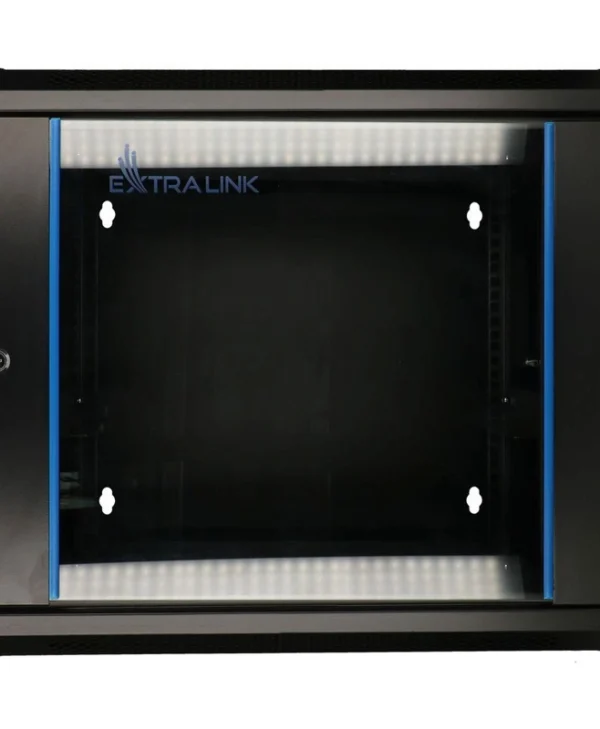 Extralink Επιτοίχια Καμπίνα Rack 6U 60x60cm Μαύρο EX.12929 EX.12929