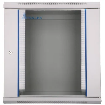 Extralink Επιτοίχια Καμπίνα Rack 12U Γκρι EX.8598 EX.8598