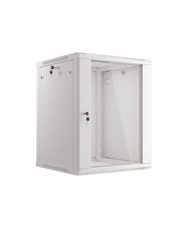 Lanberg Επιτοίχια Καμπίνα Rack 15U 60x60x77.4cm Γκρι WF01-6615-10S WF01-6615-10S
