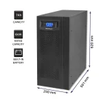 Qoltec UPS On-Line 6000VA 4800W - Image 4