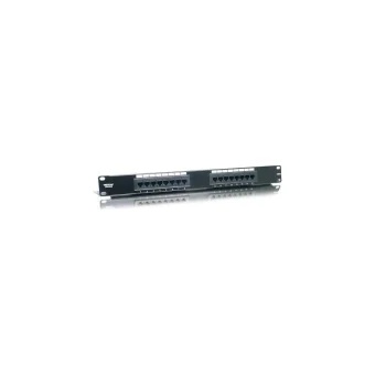Trendnet Patch Panel Unshielded για Rack 1U 19" 16 Θυρών cat6 Μαύρο