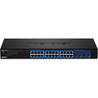 Trendnet TEG-30284 v1 Managed L2 Switch με 24 Θύρες Gigabit (1Gbps) Ethernet και 4 SFP Θύρες TEG-30284