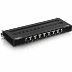 Trendnet Patch Panel Shielded για Rack 1U 8 Θυρών cat6a Μαύρο