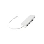 Digitus USB 3.0 Hub 5 Θυρών με σύνδεση USB-C & Θύρα Φόρτισης Ασημί - Image 2