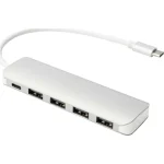 Digitus USB 3.0 Hub 5 Θυρών με σύνδεση USB-C & Θύρα Φόρτισης Ασημί - Image 9