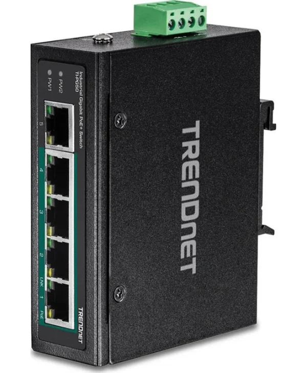Trendnet TI-PG50 Unmanaged L2 PoE+ Switch με 5 Θύρες Gigabit (1Gbps) Ethernet TI-PG50