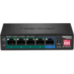 Trendnet TPE-TG51G v1.0R Unmanaged L2 PoE+ Switch με 5 Θύρες Gigabit (1Gbps) Ethernet TPE-TG51G