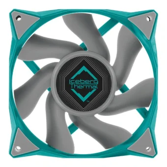 Iceberg Thermal IceGALE Case Fan 120mm με Σύνδεση 4-Pin PWM Teal
