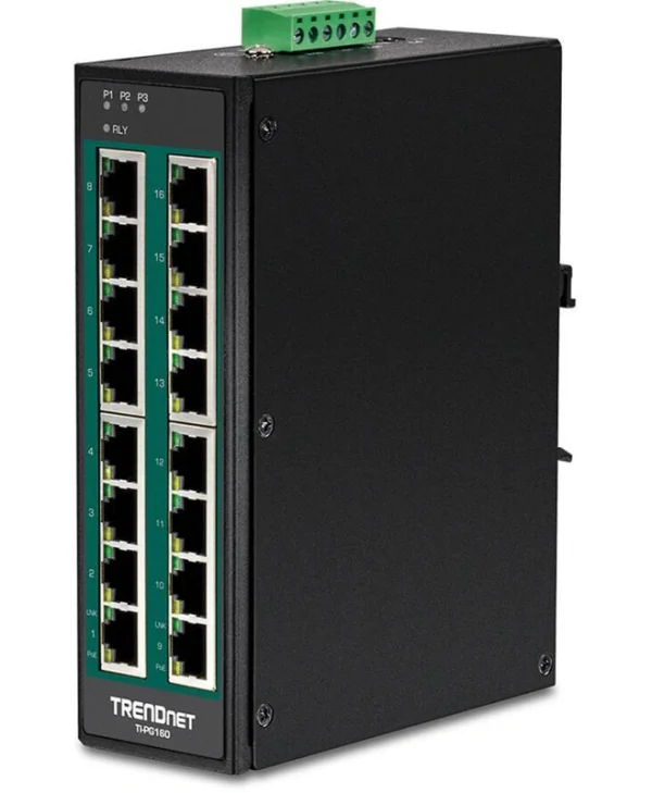 Trendnet TI-PG160 Managed L2 PoE+ Switch με 16 Θύρες Ethernet TI-PG160
