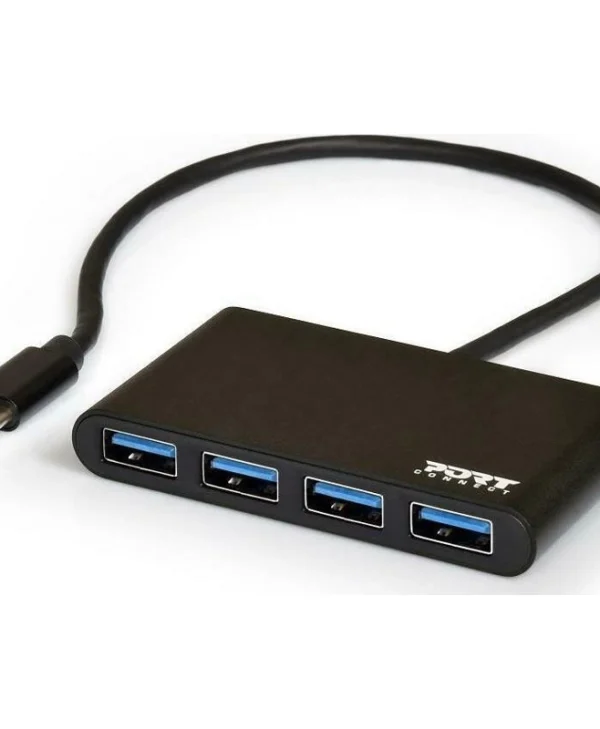 Port Designs USB 3.0 Hub 4 Θυρών με σύνδεση USB-C