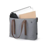Dicota Shopper Bag Eco MOTION Τσάντα Ώμου / Χειρός για Laptop 14.1" σε Γκρι χρώμα - Image 2