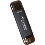 Transcend ESD310C 256GB USB 3.2 SSD Stick με σύνδεση USB-C & USB-A Μαύρο