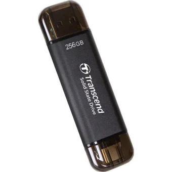 Transcend ESD310C 256GB USB 3.2 SSD Stick με σύνδεση USB-C & USB-A Μαύρο