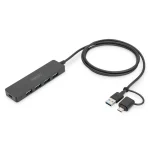 Digitus USB 3.0 Hub 5 Θυρών με σύνδεση USB-A / USB-C - Image 3