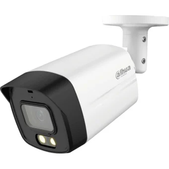 Dahua HAC-HFW1509TLM-A-LED-S2 CCTV Κάμερα Παρακολούθησης Full HD+ 5MP Αδιάβροχη με Μικρόφωνο και Φακό 3.6mm