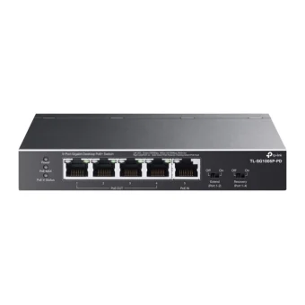 TP-LINK TL-SG1005P-PD v1 Unmanaged L2 PoE Switch με 5 Θύρες Gigabit (1Gbps) Ethernet TL-SG1005P-PD