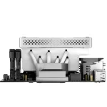 Jonsbo HX6200D Ψύκτρα Επεξεργαστή για Socket 115x/1200/1700/AM4 με RGB Φωτισμό Λευκή - Image 3