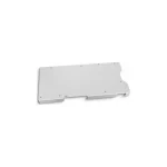 Ekwb GPU Backplate EK-Quantum Vector Strix TUF RTX 3090 Ti Backplate GPU Water Block Ασημί