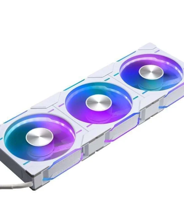 Phanteks PH-F120D30 Case Fan με RGB Φωτισμό και Σύνδεση 4-Pin PWM 3τμχ Reverse White