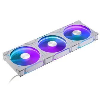 Phanteks PH-F140D30R Case Fan με RGB Φωτισμό και Σύνδεση 4-Pin PWM 3τμχ Λευκό
