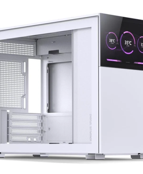 Jonsbo D31 Screen Mini Tower Κουτί Υπολογιστή με Πλαϊνό Παράθυρο Λευκό