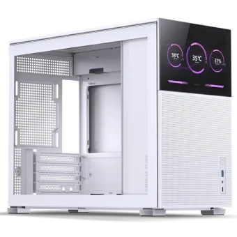 Jonsbo D31 Mesh Screen Mini Tower Κουτί Υπολογιστή με Πλαϊνό Παράθυρο Λευκό