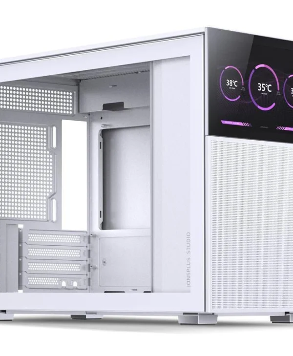 Jonsbo D31 Mesh Screen Mini Tower Κουτί Υπολογιστή με Πλαϊνό Παράθυρο Λευκό