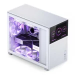 Jonsbo D31 Mesh Screen Mini Tower Κουτί Υπολογιστή με Πλαϊνό Παράθυρο Λευκό - Image 6