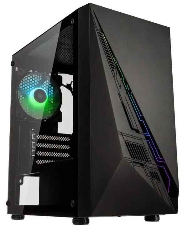 Kolink Inspire K2 Plus A-RGB Gaming Midi Tower Κουτί Υπολογιστή με Πλαϊνό Παράθυρο Μαύρο