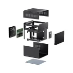 Jonsbo N2 Mini Tower Κουτί Υπολογιστή Μαύρο - Image 9