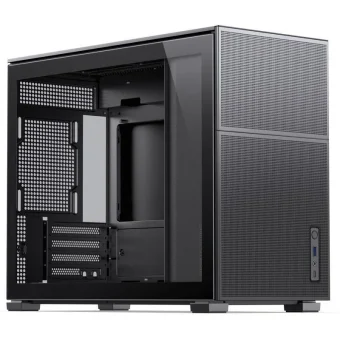 Jonsbo D31 Mesh Mini Tower Κουτί Υπολογιστή με Πλαϊνό Παράθυρο Μαύρο
